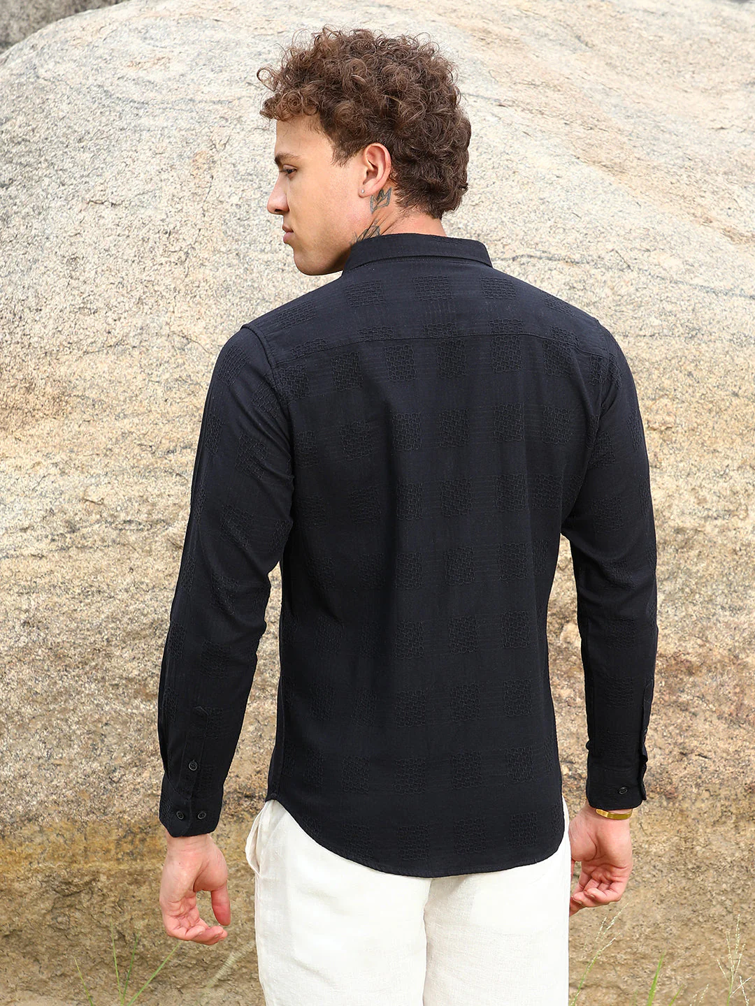 Hive-Checkered Shirt - Image 4