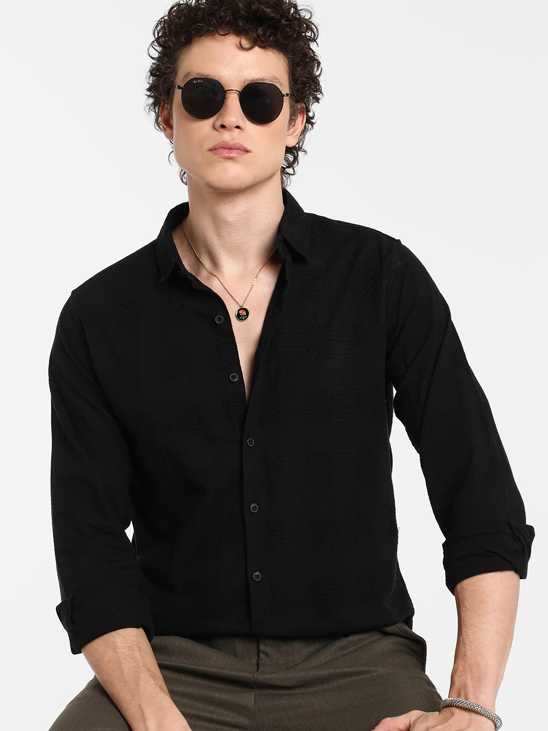 Hive-Checkered Shirt - Image 9