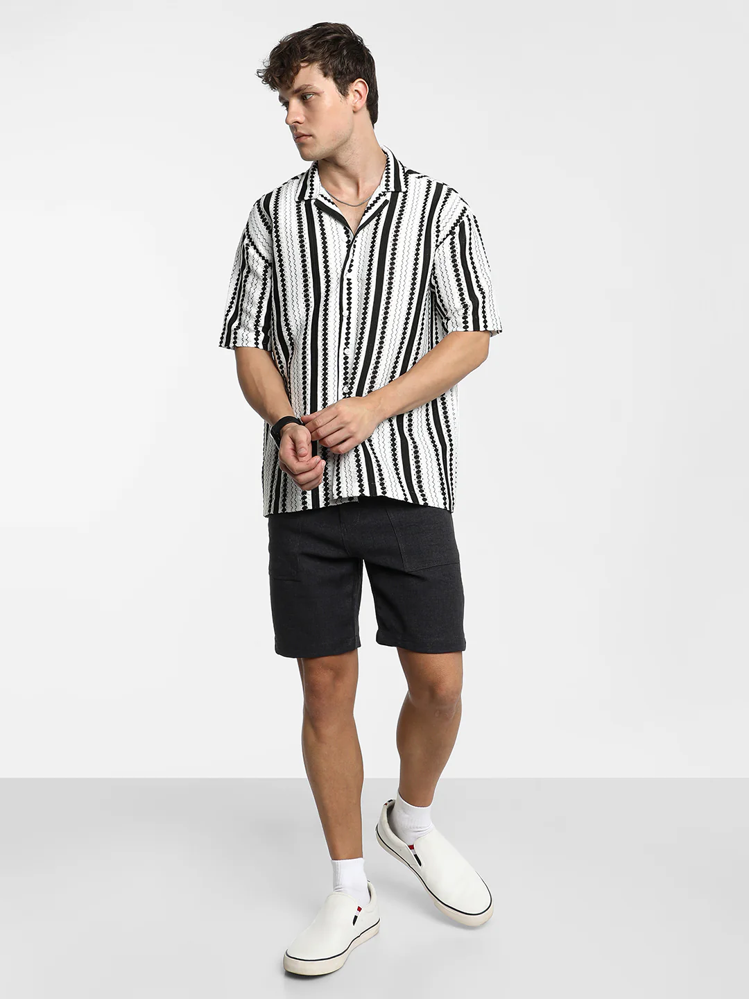 Bohemian Knit Oversized Shirt - Image 12
