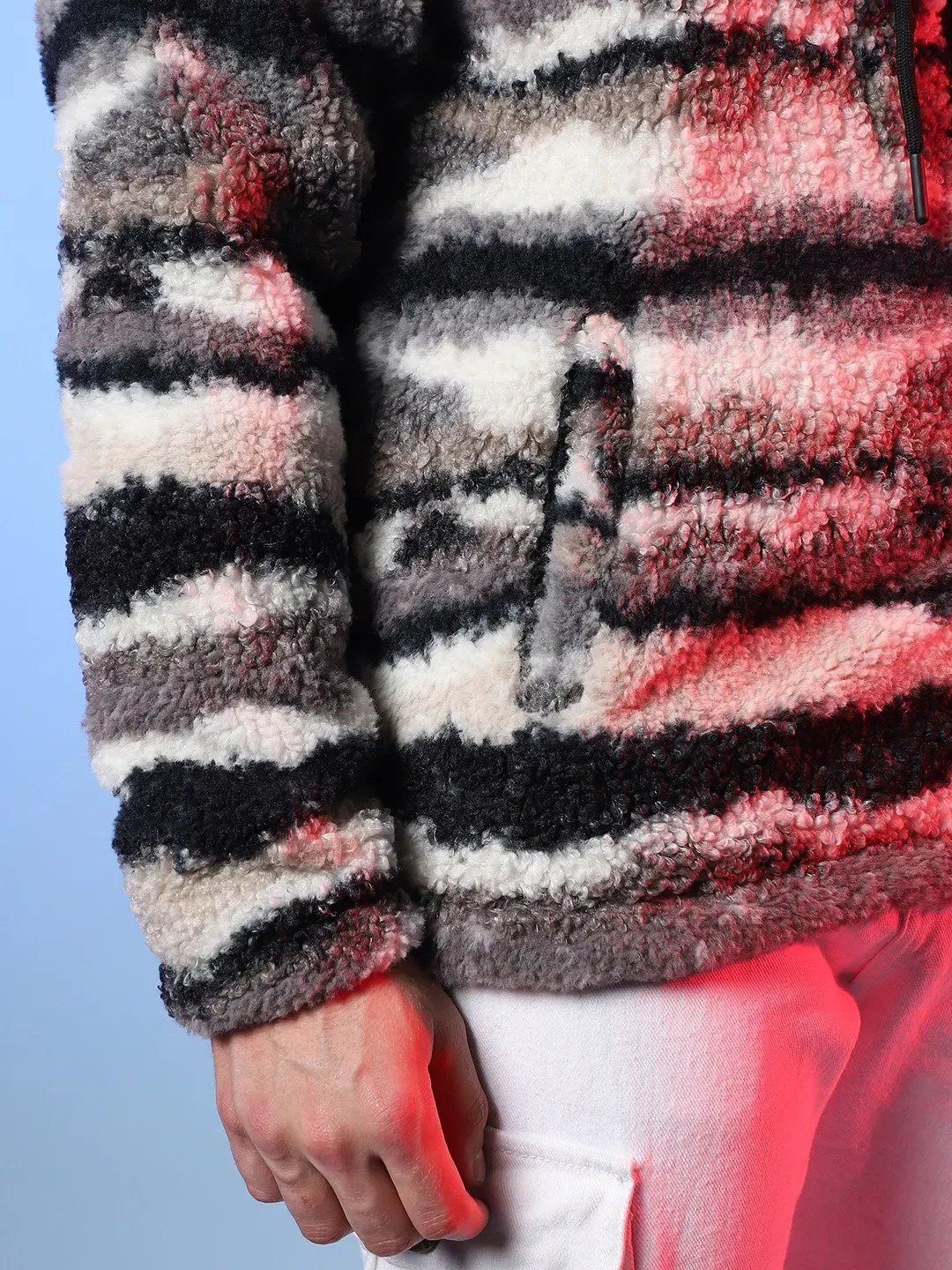 Camouflage Sherpa Puffer Jacket - Image 8