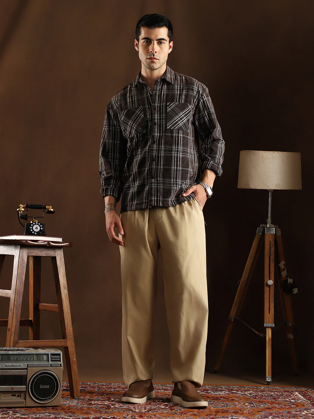 Multi-Check Utility Shacket - Image 5
