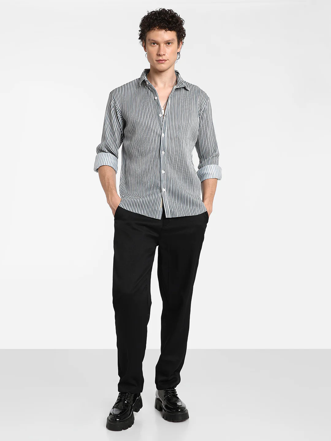 Pleat-Creased Shirt - Image 12
