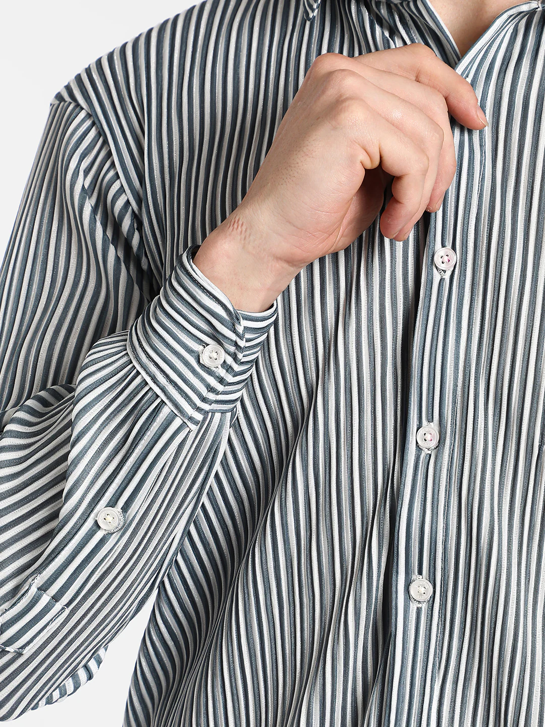 Pleat-Creased Shirt - Image 15