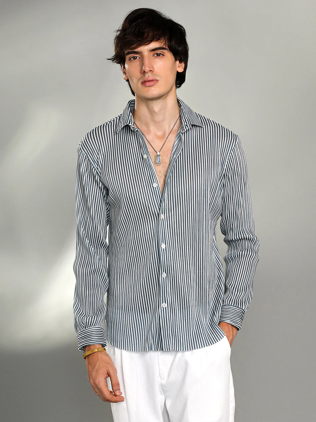 Pleat-Creased Shirt - Image 2