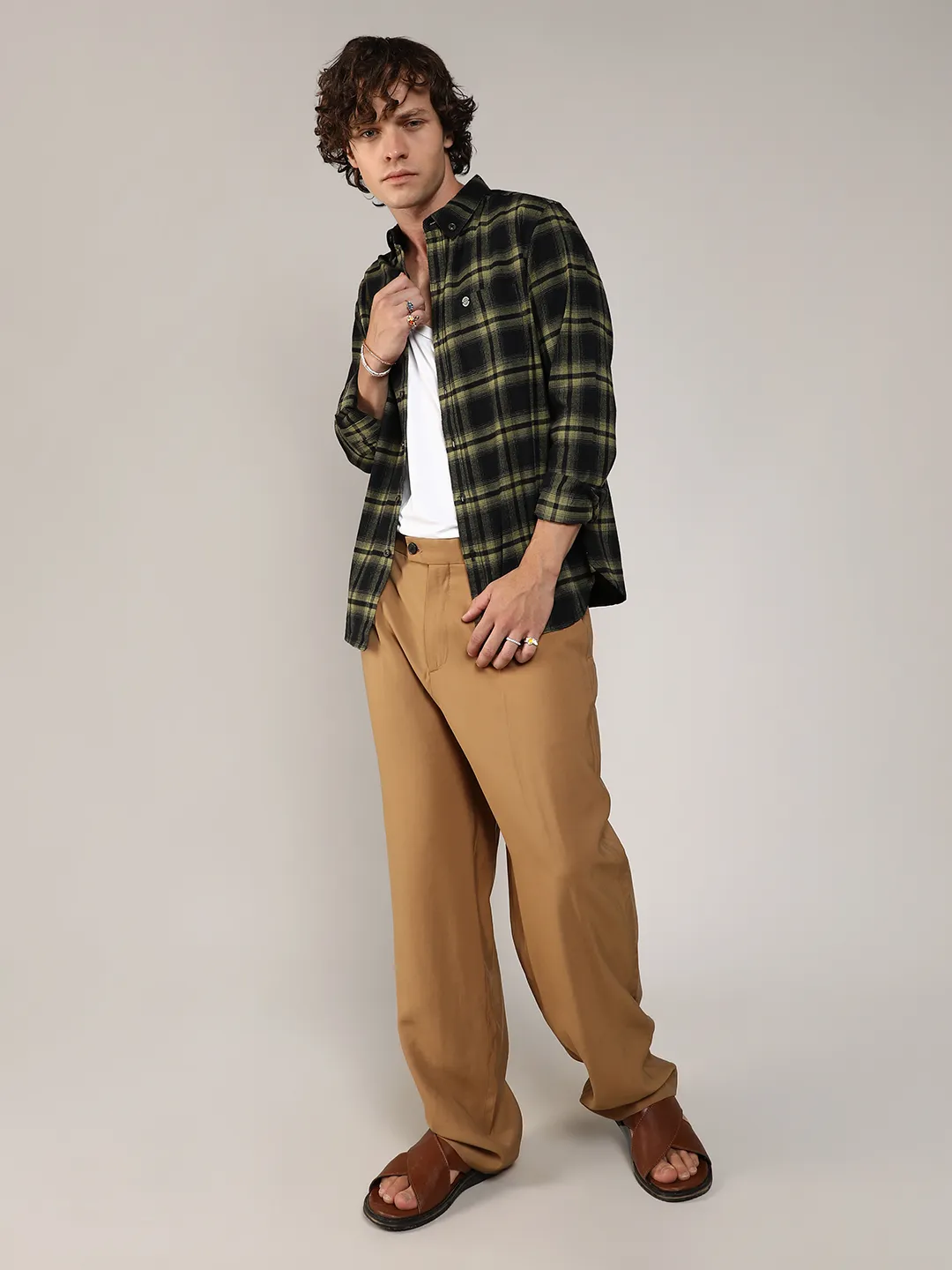 Brushed Buffalo Check Shirt - Image 5