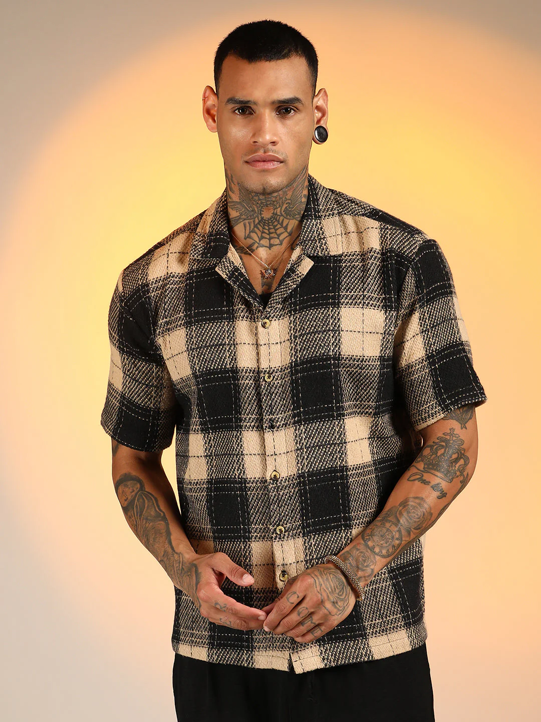Tartan Resort Oversized Shirt - Image 2