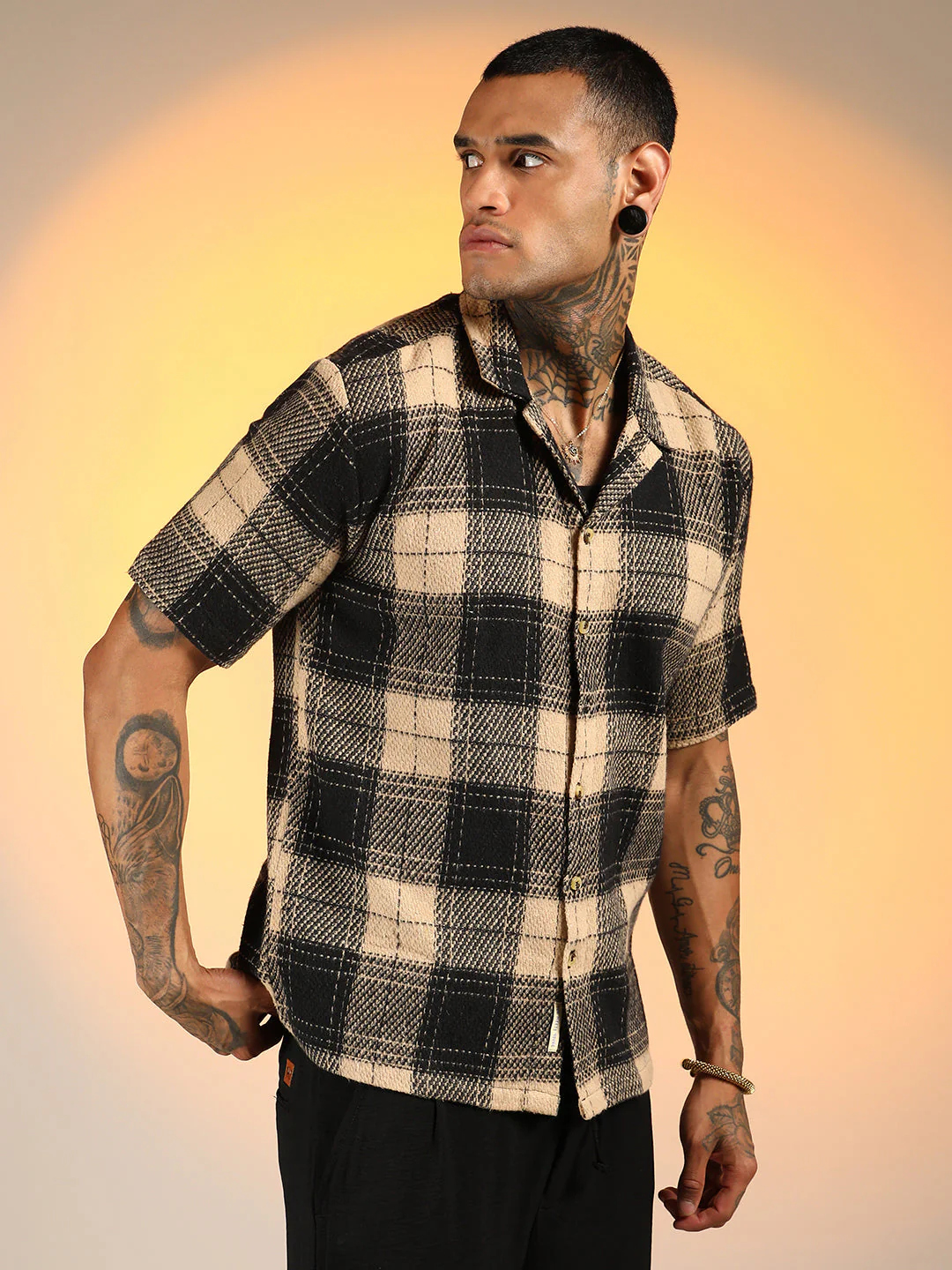 Tartan Resort Oversized Shirt - Image 3