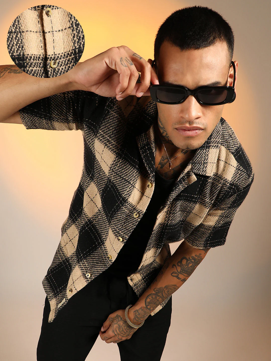 Tartan Resort Oversized Shirt - Image 8