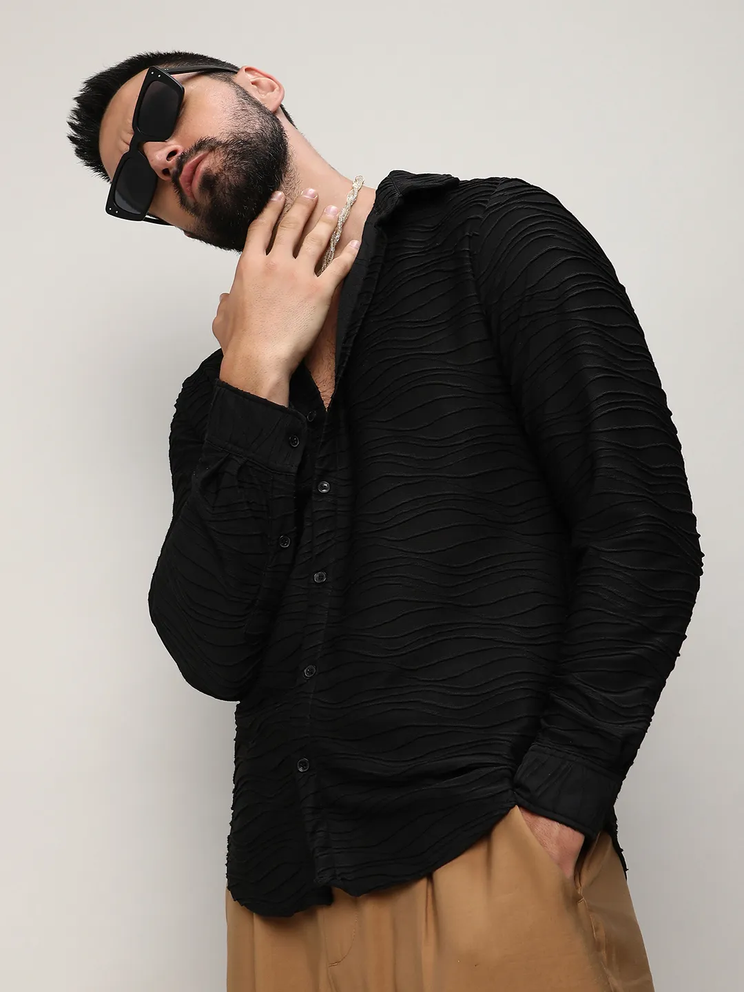 Self-Design Wave Shirt - Image 3