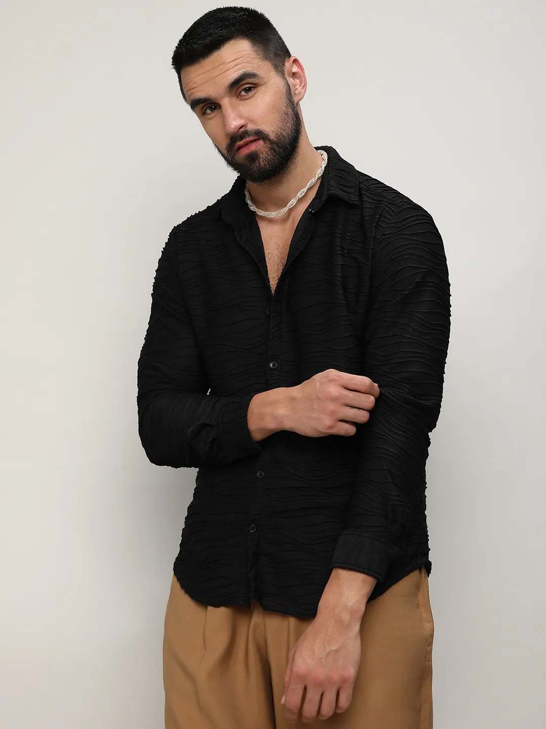 Self-Design Wave Shirt - Image 4