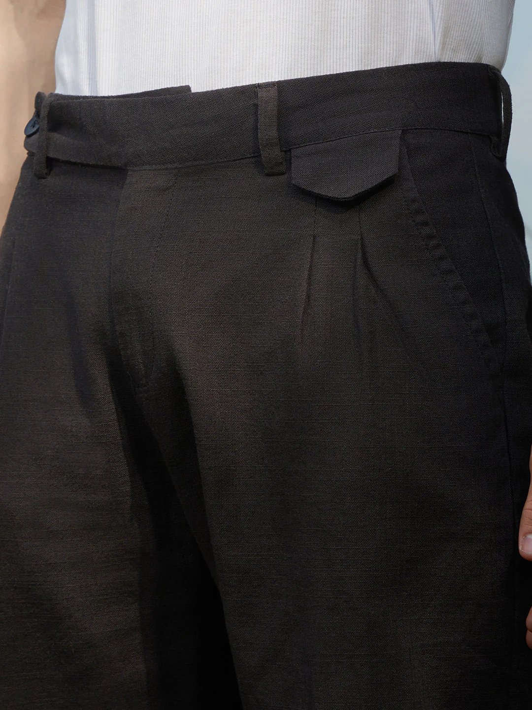 Solid Tailored Trousers - Image 7