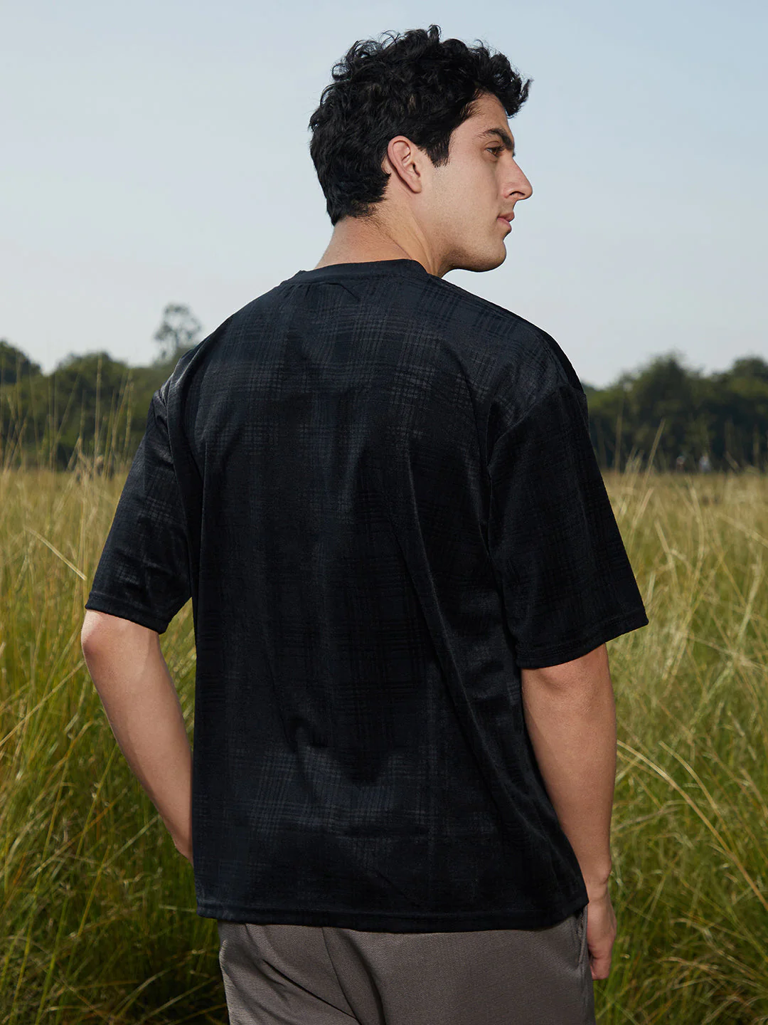 Tartan-Plaid Oversized T-Shirt - Image 4