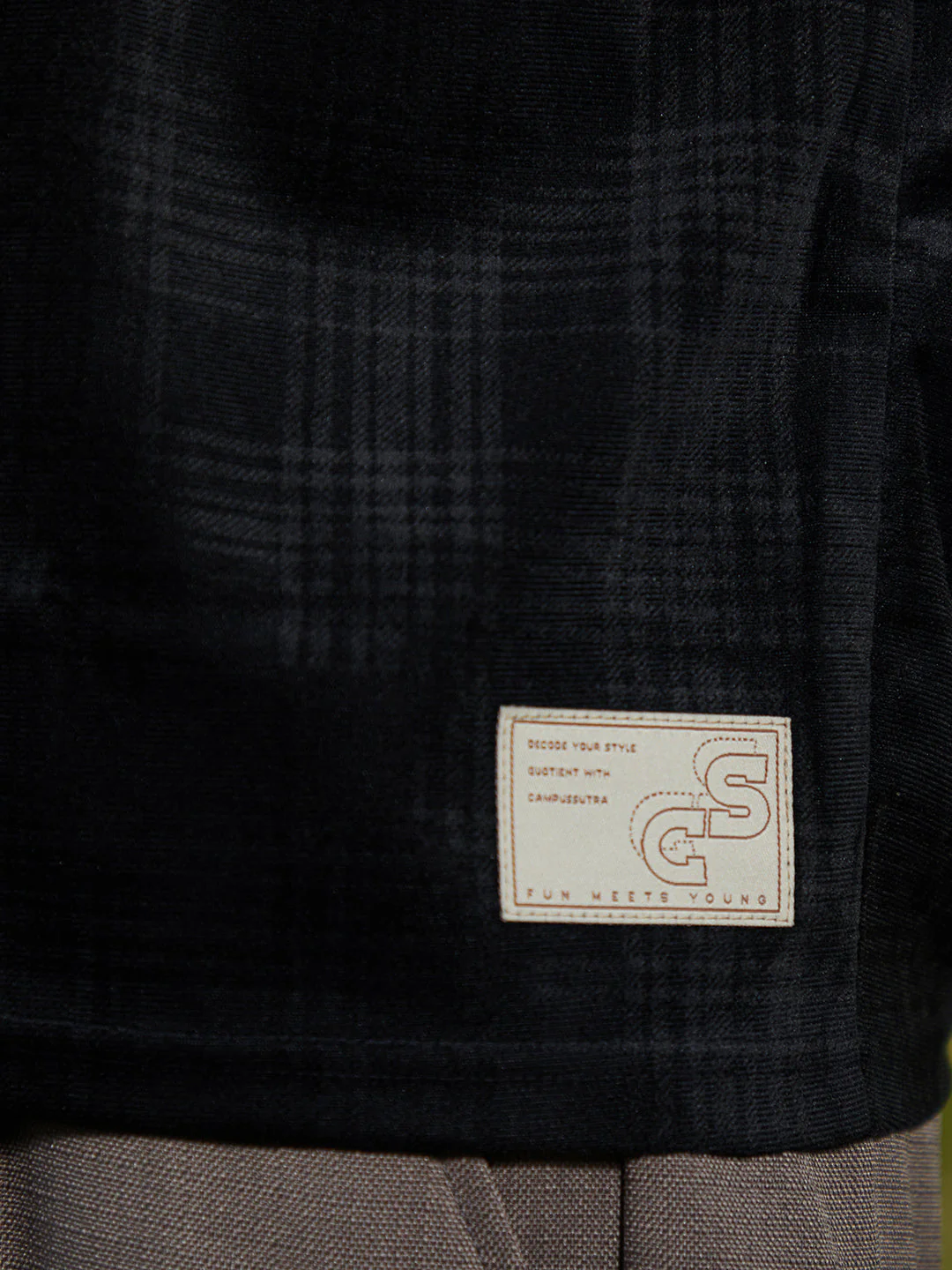 Tartan-Plaid Oversized T-Shirt - Image 8