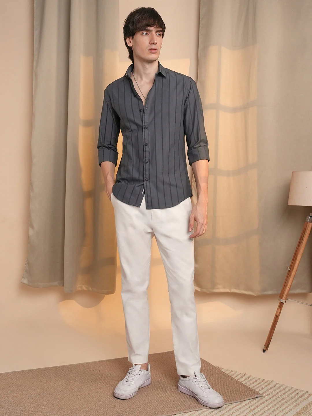 Texture-Lined Shirt - Image 5
