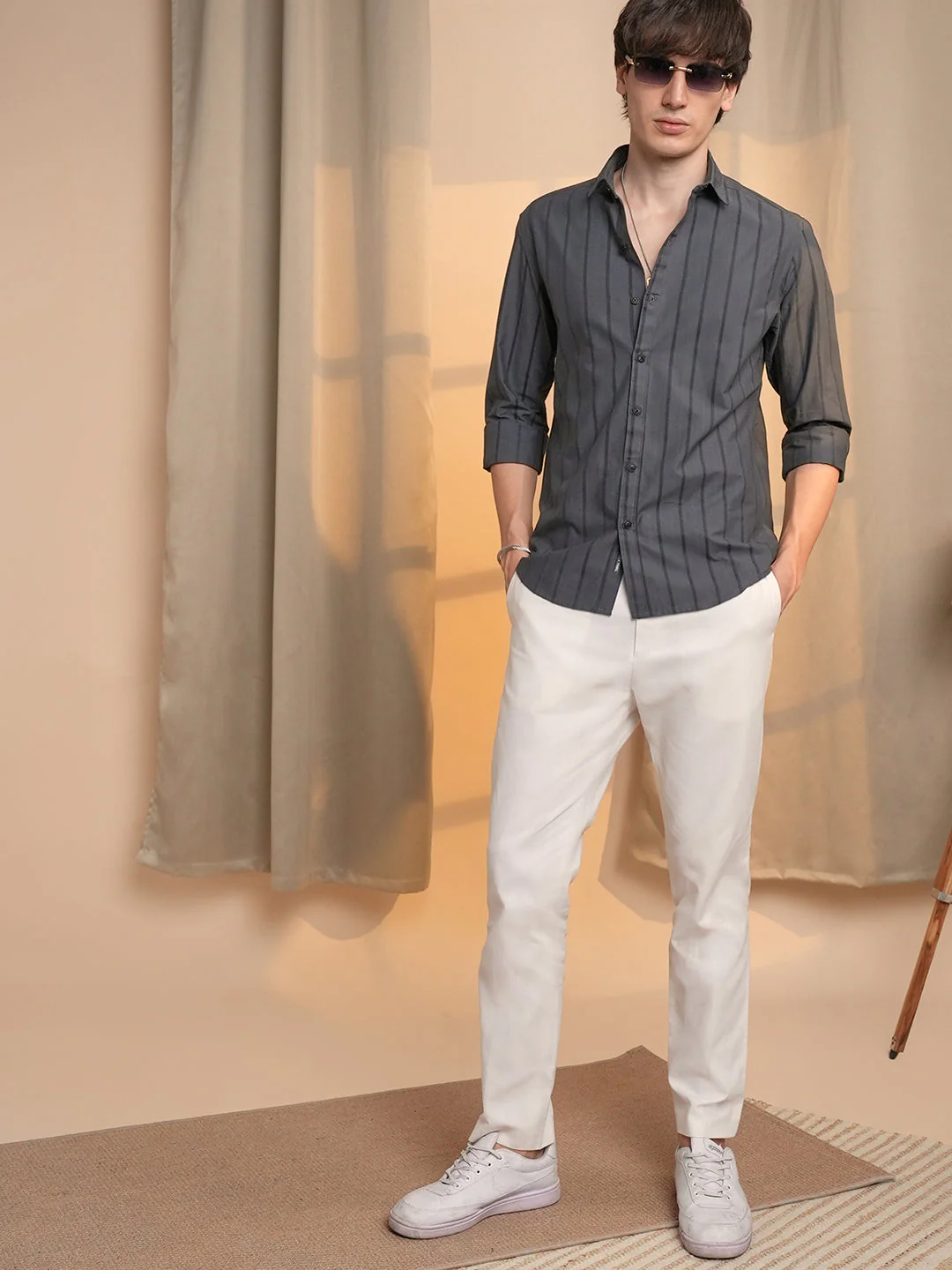 Texture-Lined Shirt - Image 6