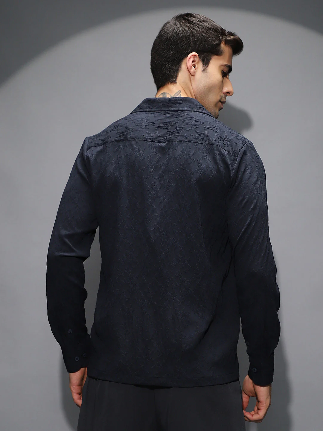 Textured-Cuban Shirt - Image 4