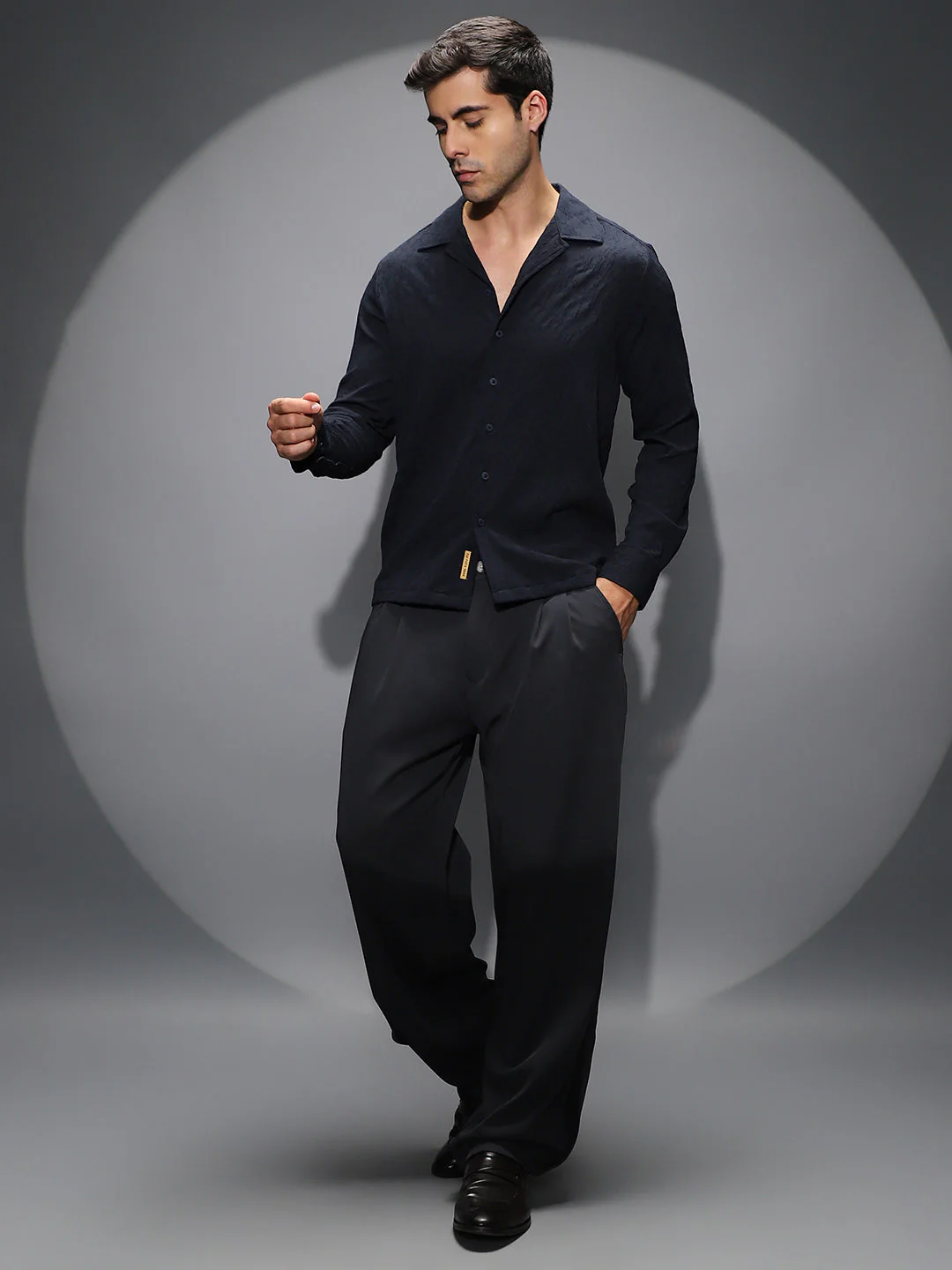 Textured-Cuban Shirt - Image 5