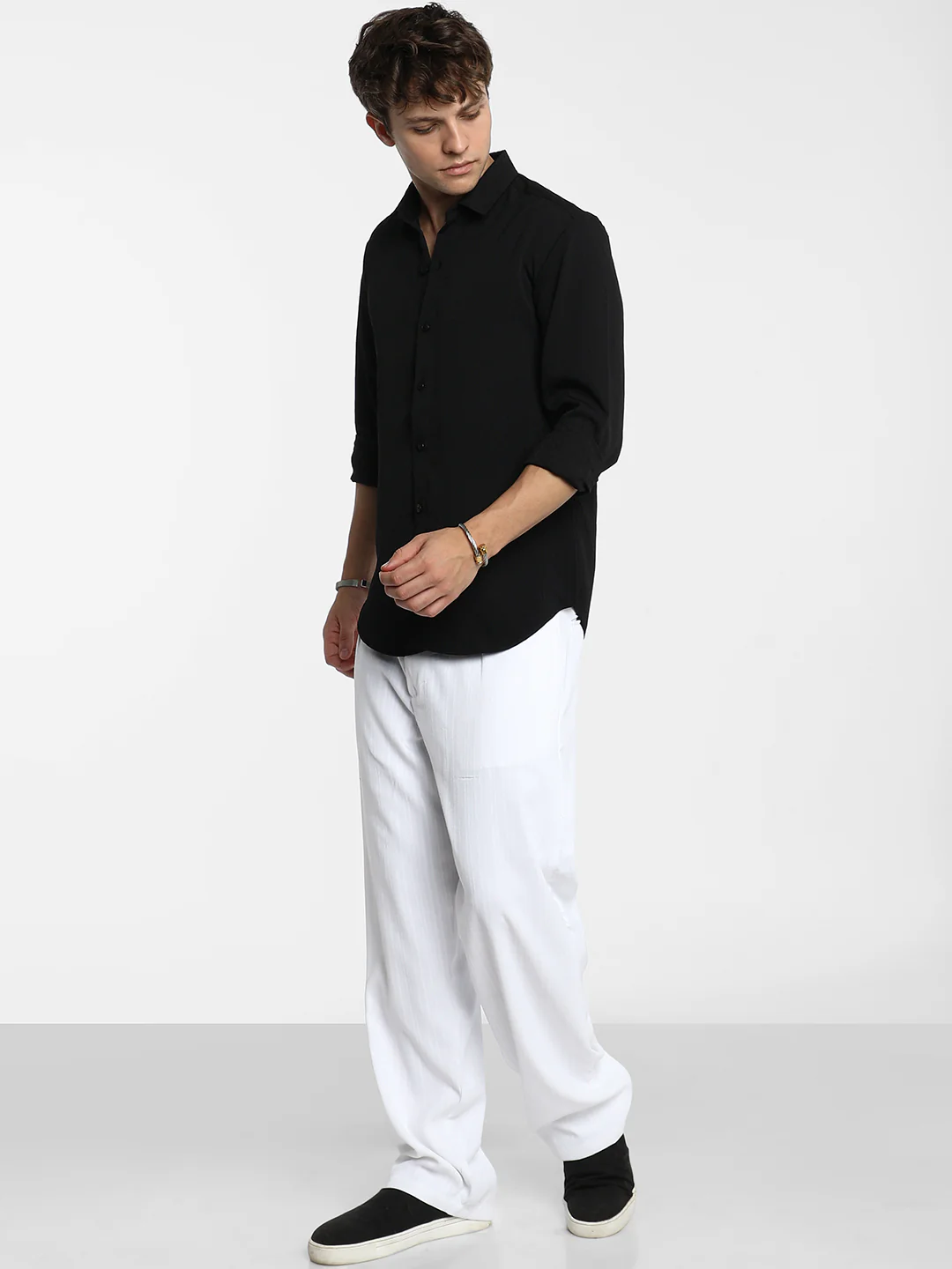 Veined-Textured Shirt - Image 13