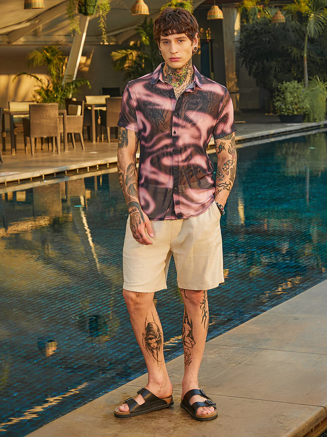 Blurred-Mesh Shirt - Image 5