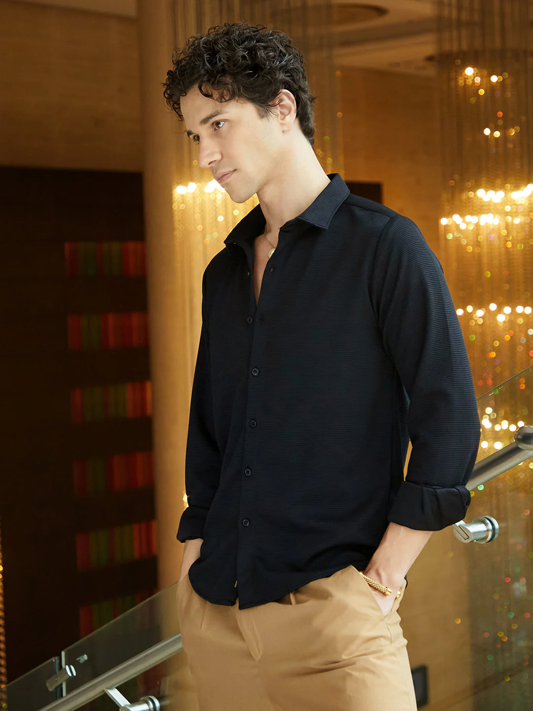 Waffle-Textured Shirt - Image 3