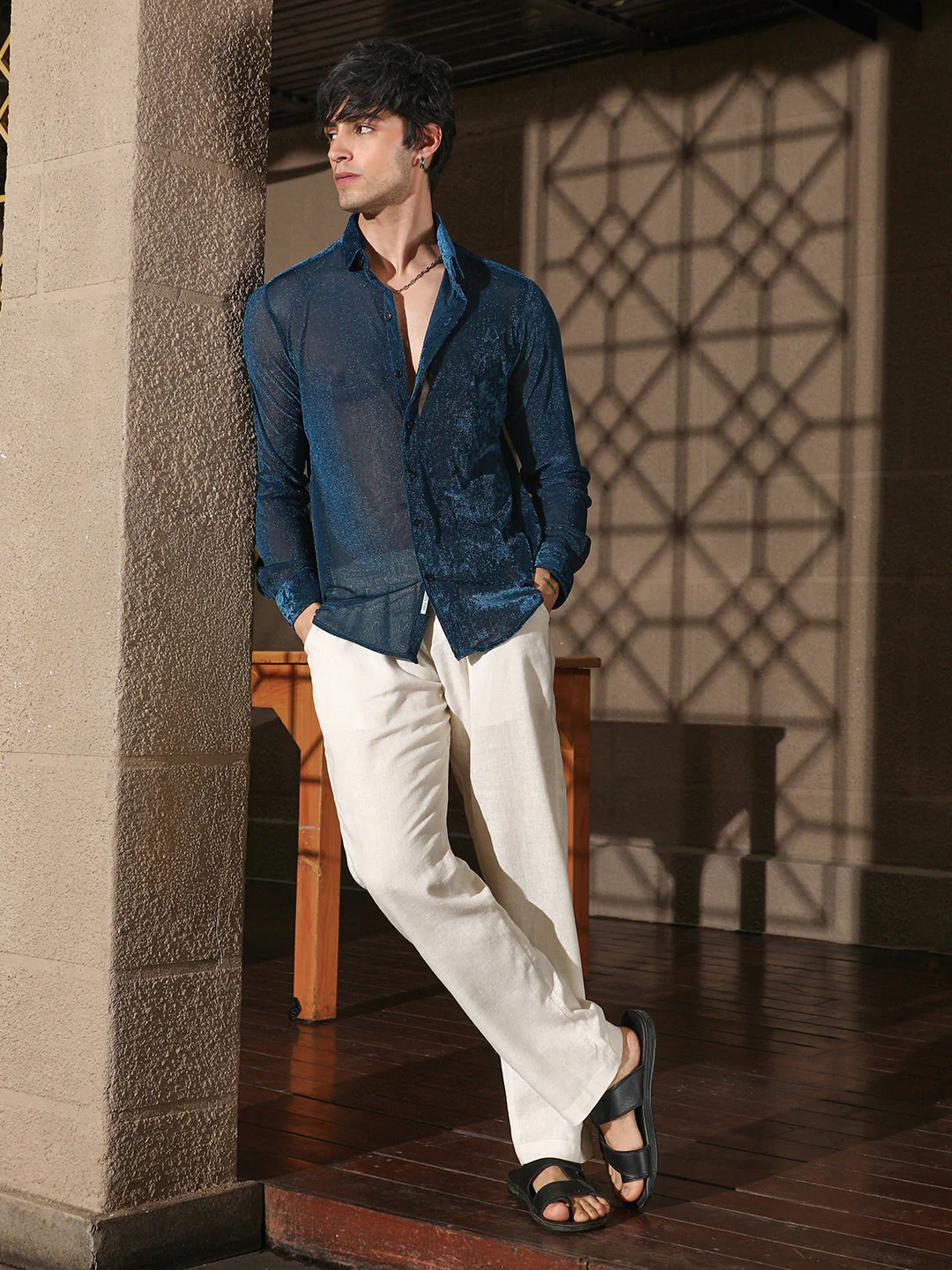 Solid Velvet Shirt - Image 12