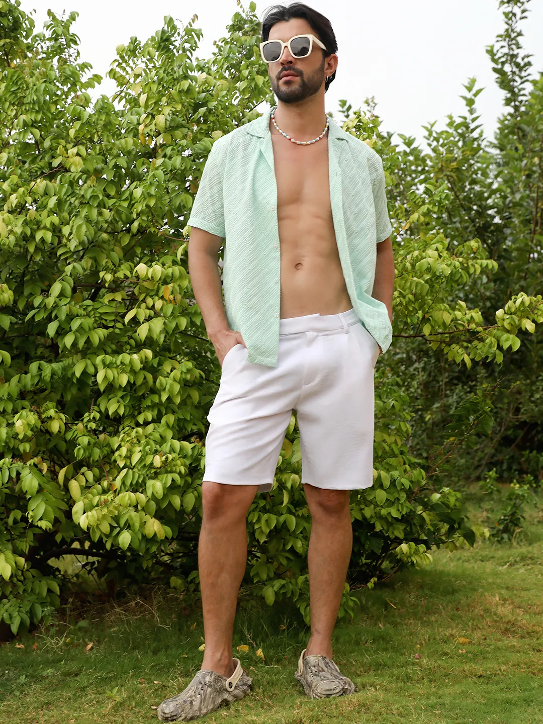 Embroidered Striped Shirt - Image 3