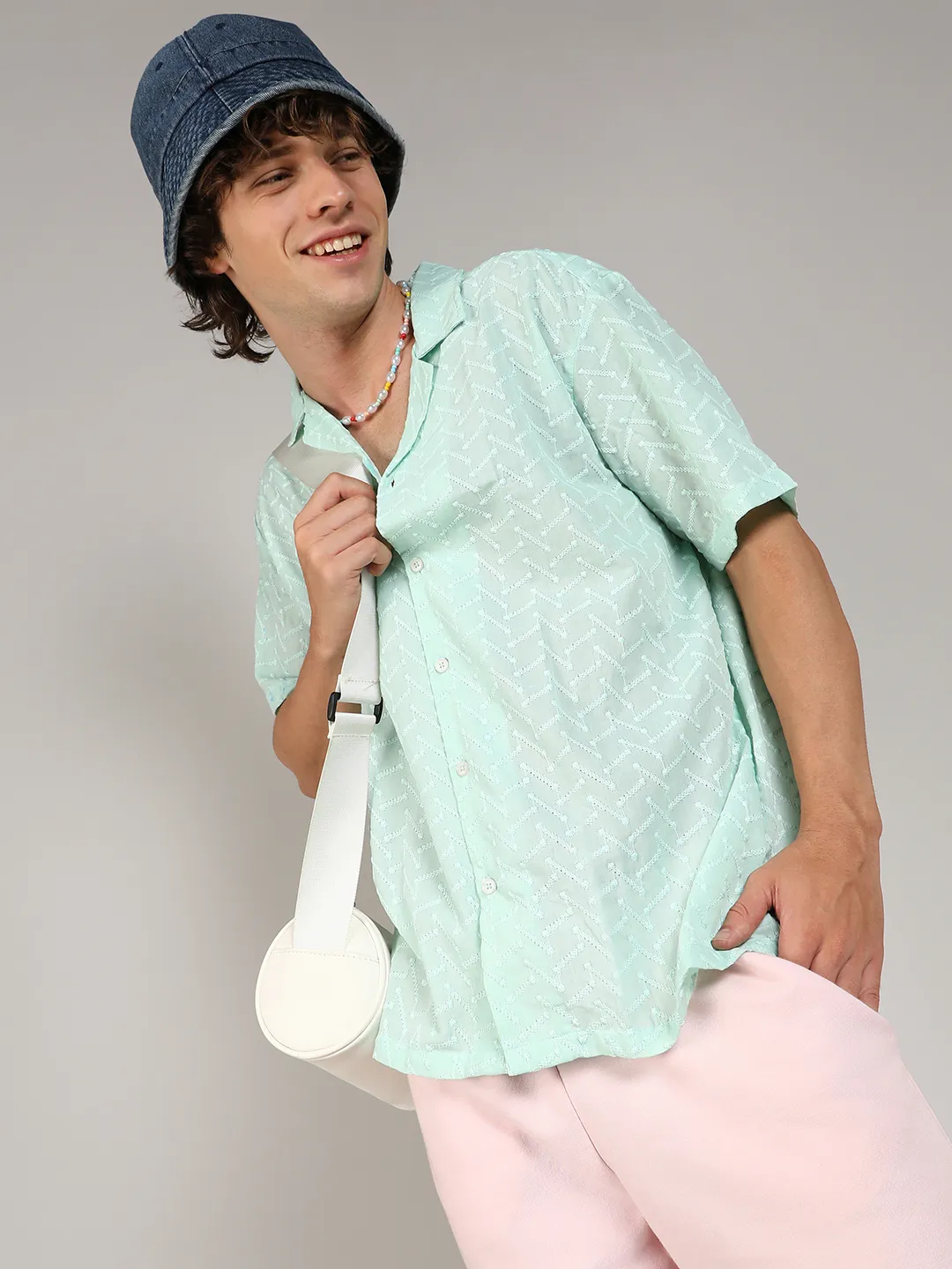 Embroidered Zig-Zag Shirt - Image 5