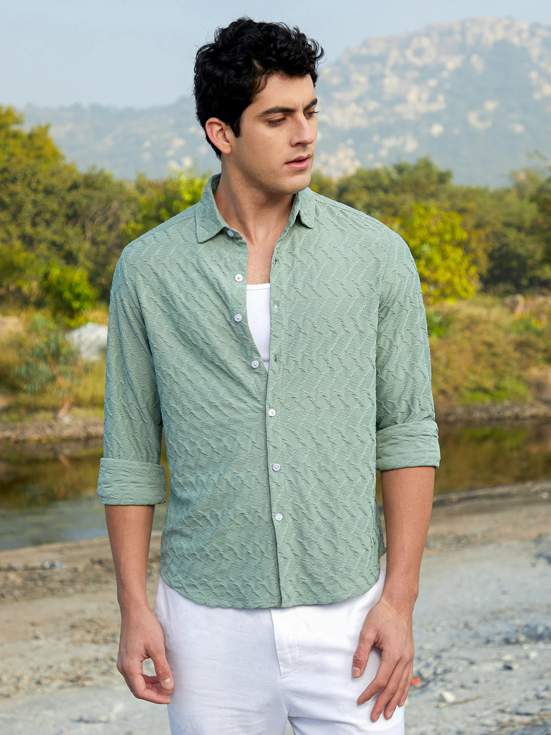Herringbone-Tactile Shirt - Image 2