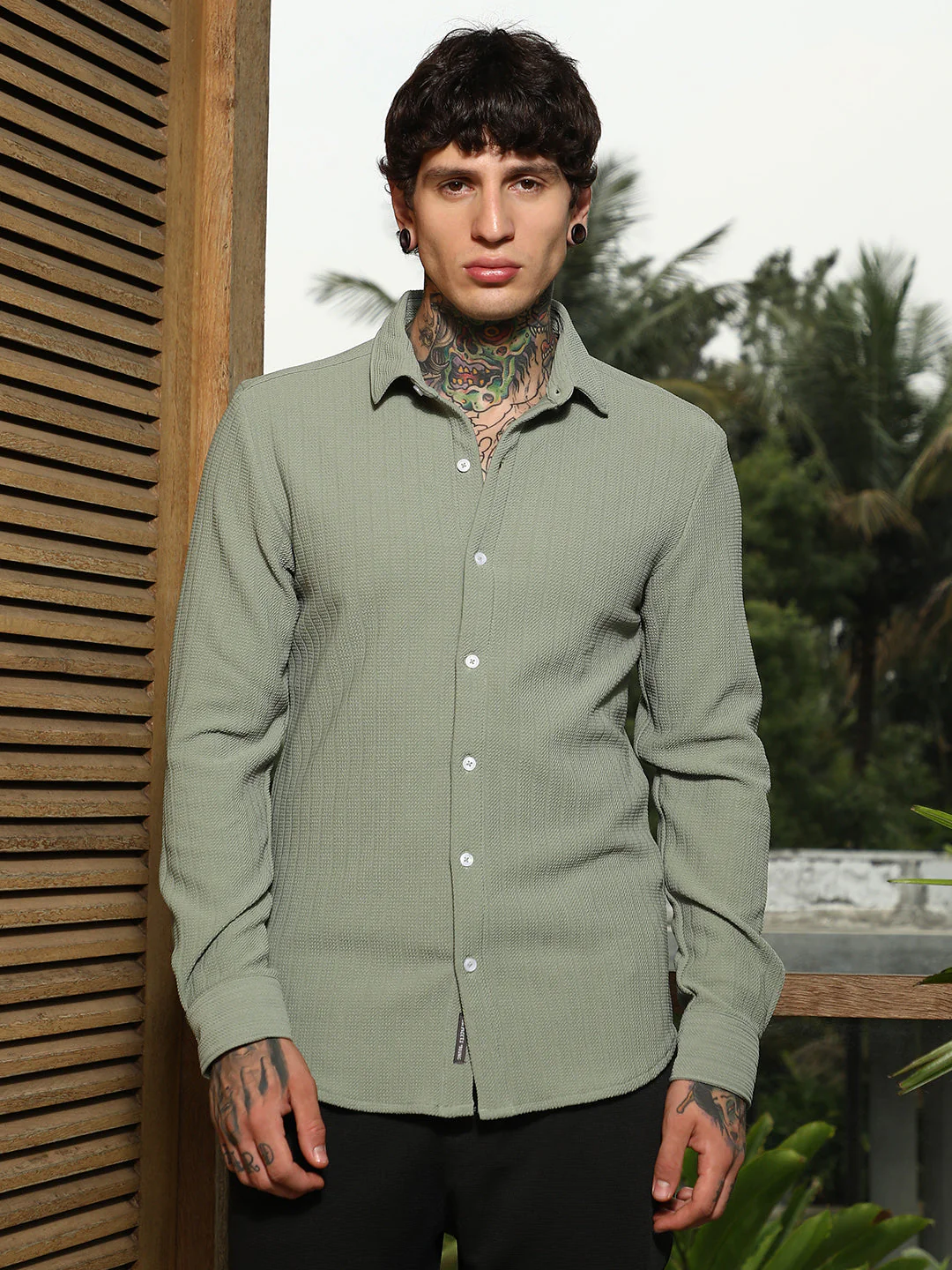 Rope-Textured Shirt - Image 2