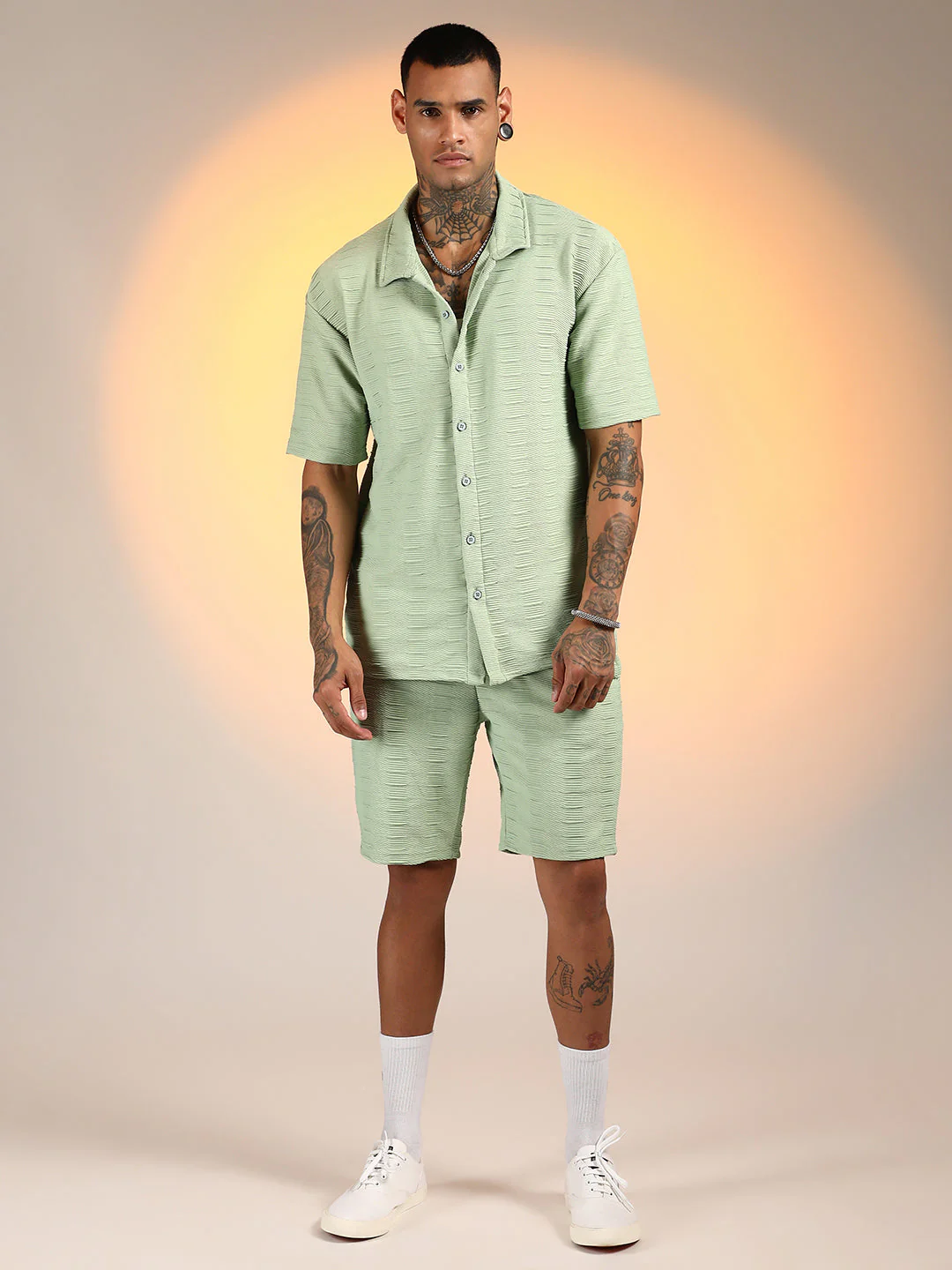 Ruche-Ribbed Co-Ord Set - Image 2