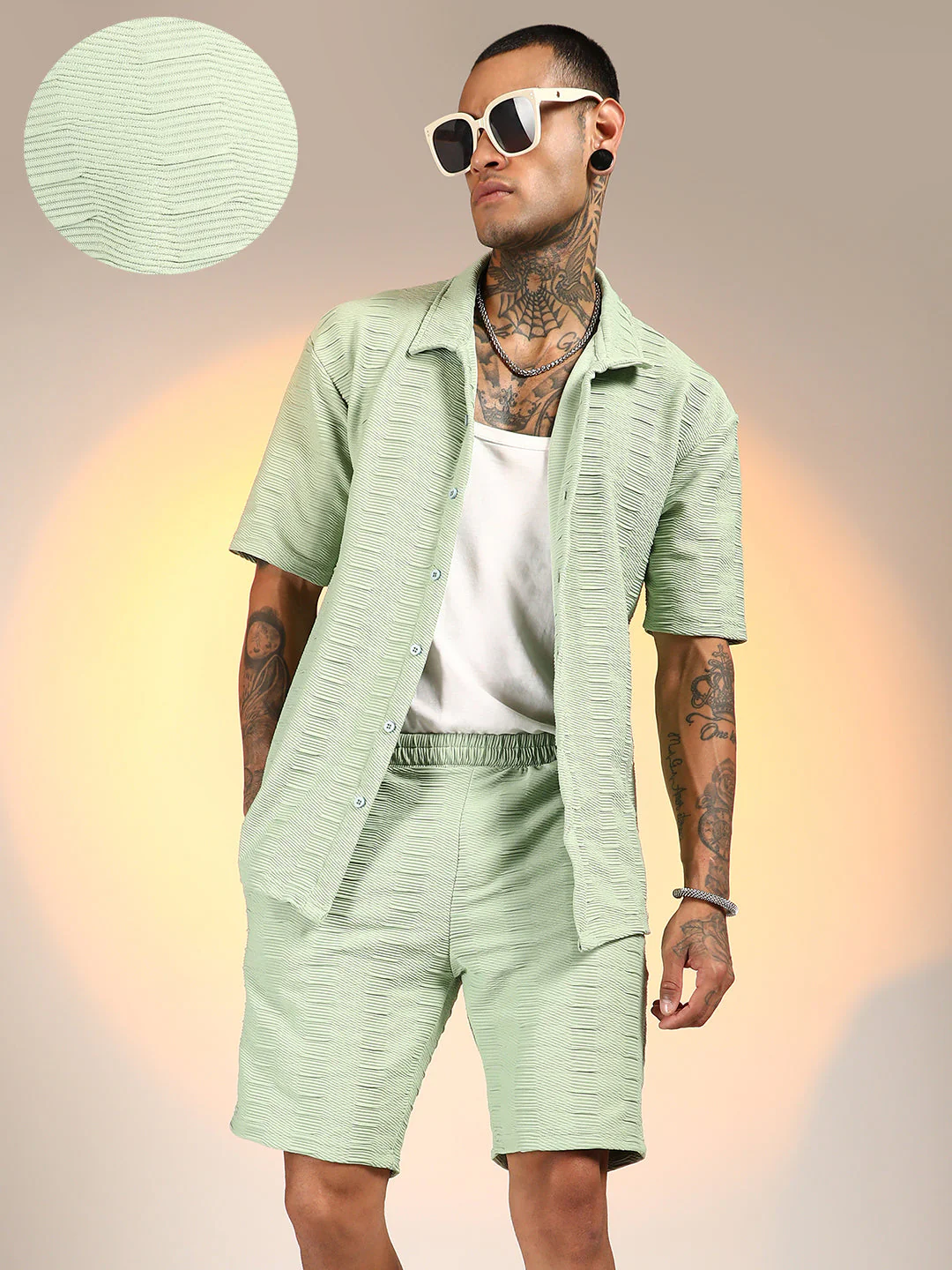 Ruche-Ribbed Co-Ord Set - Image 9