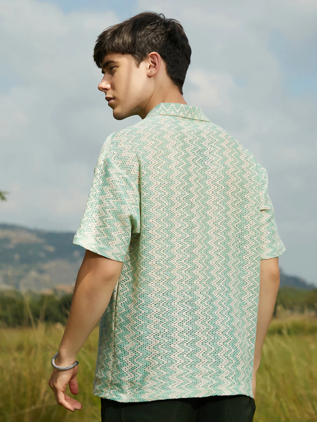 Tidal-Knit Polo T-Shirt - Image 4