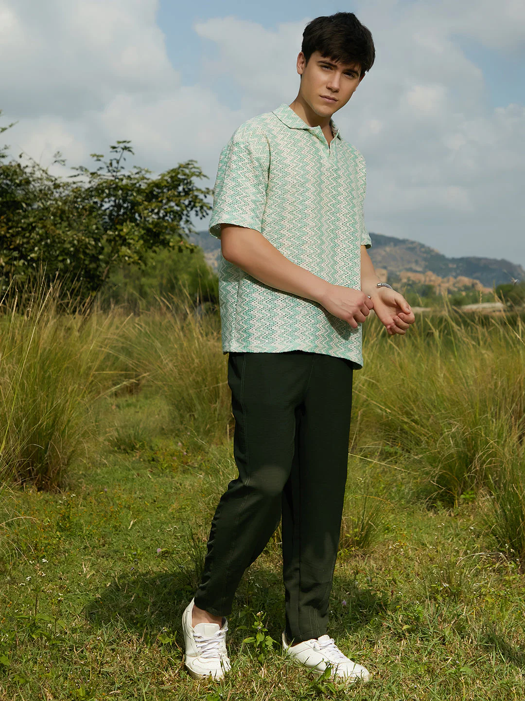 Tidal-Knit Polo T-Shirt - Image 5