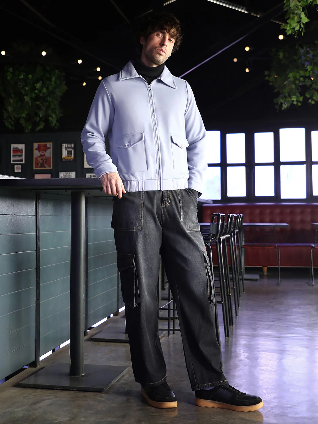 Zip-Front Knit Jacket - Image 5