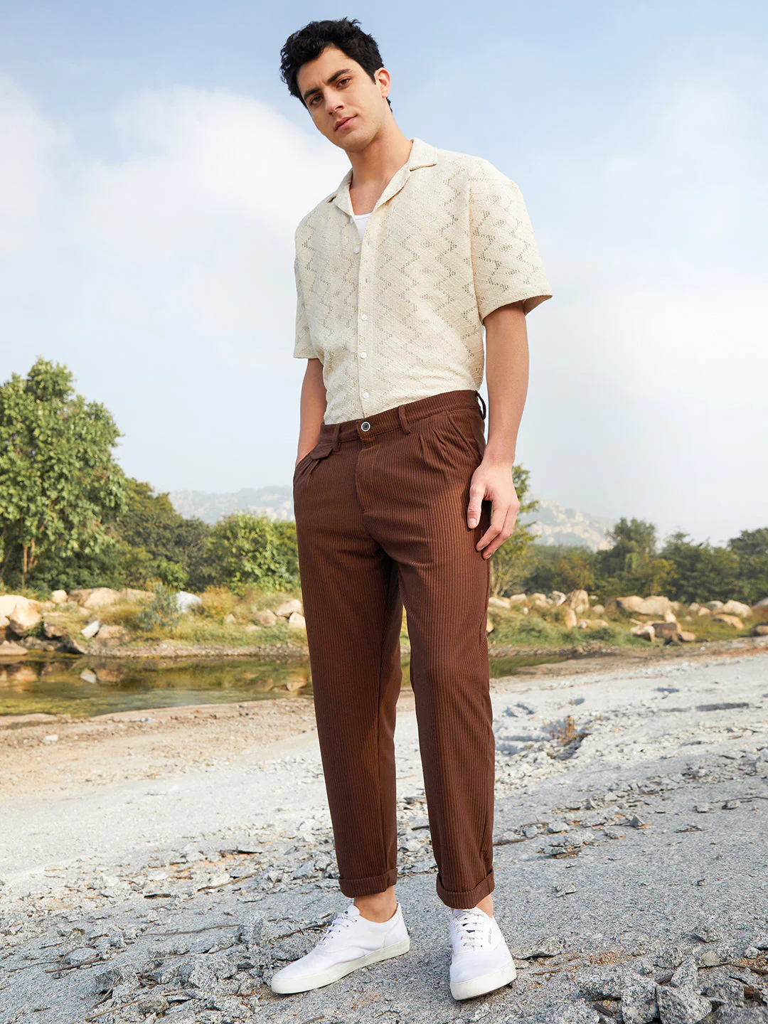 Corduroy Tailored Trousers - Image 5