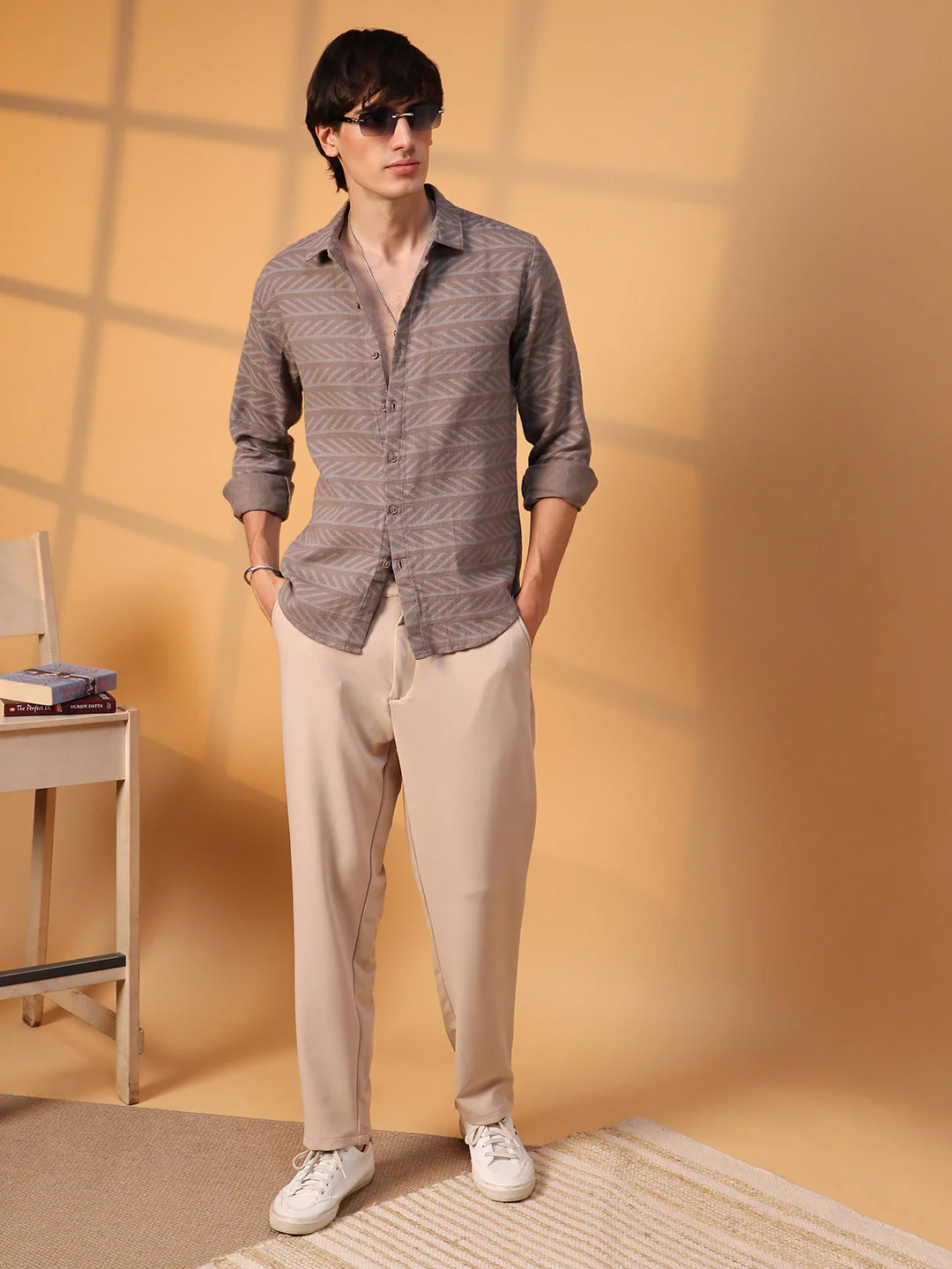 Earthy Lined Shirt - Image 6