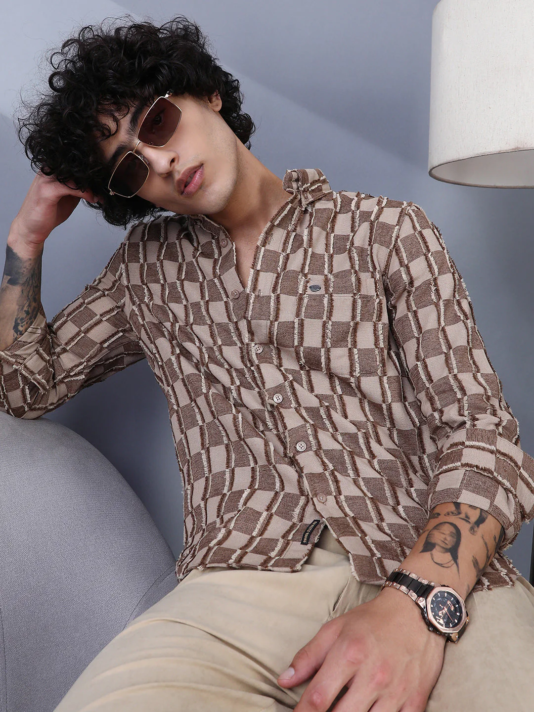 Block-Edge Shirt