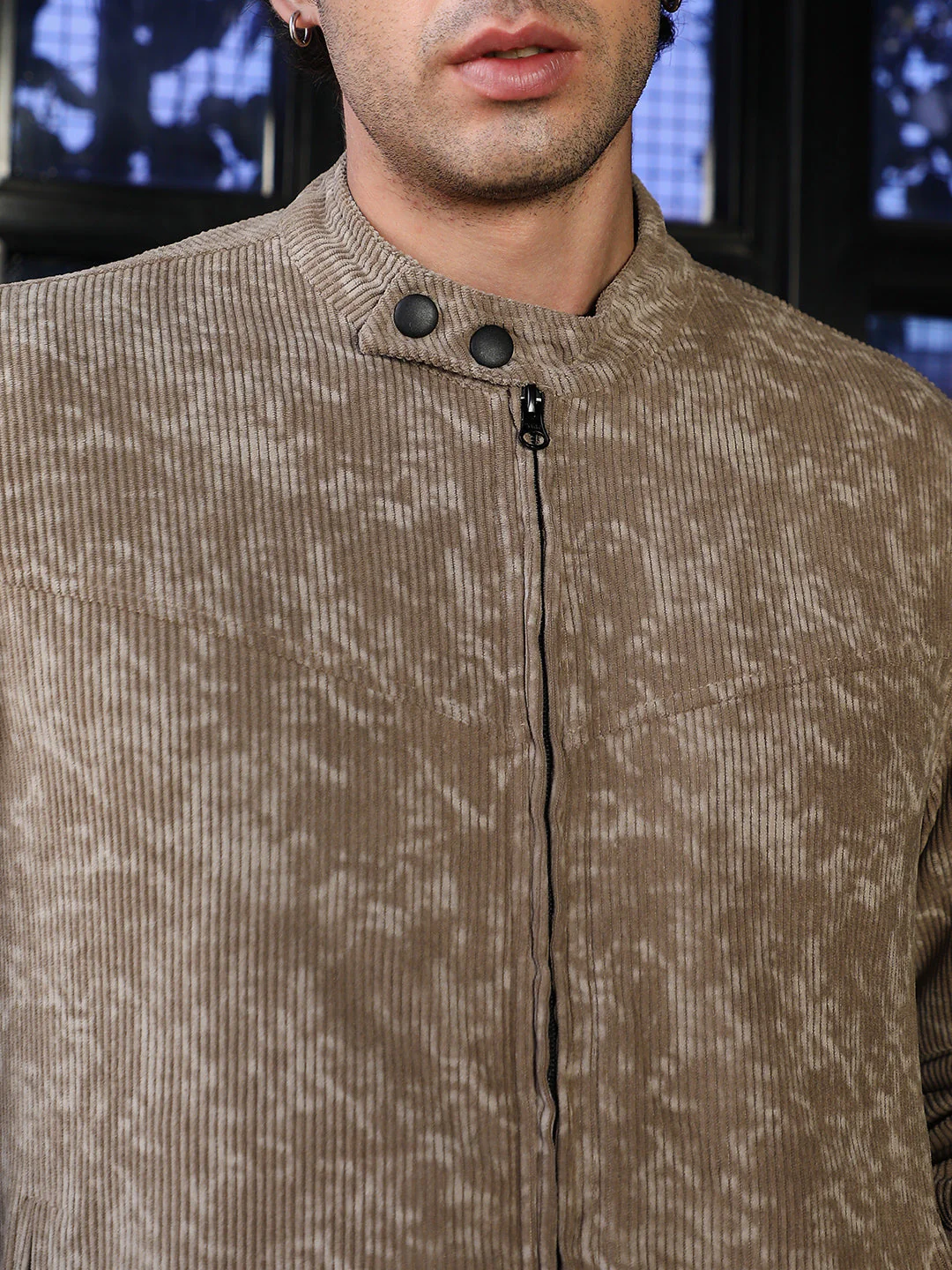 Faded-Corduroy Rider Jacket - Image 7