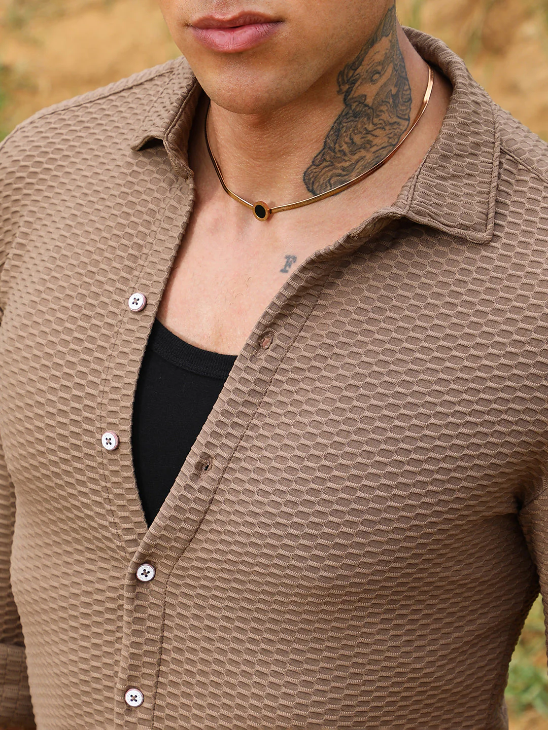 Hive-Textured Shirt - Image 7