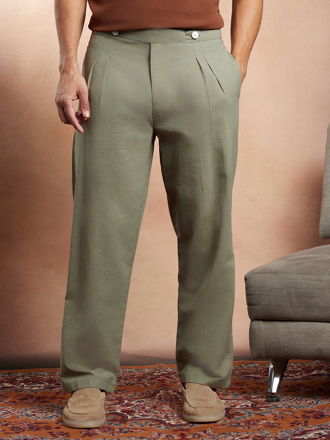 Lightweight - Linen-Blend Cigrette Trousers - Image 2
