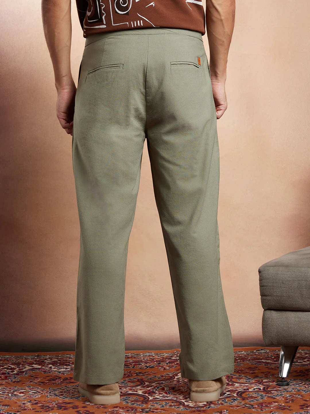 Lightweight - Linen-Blend Cigrette Trousers - Image 4