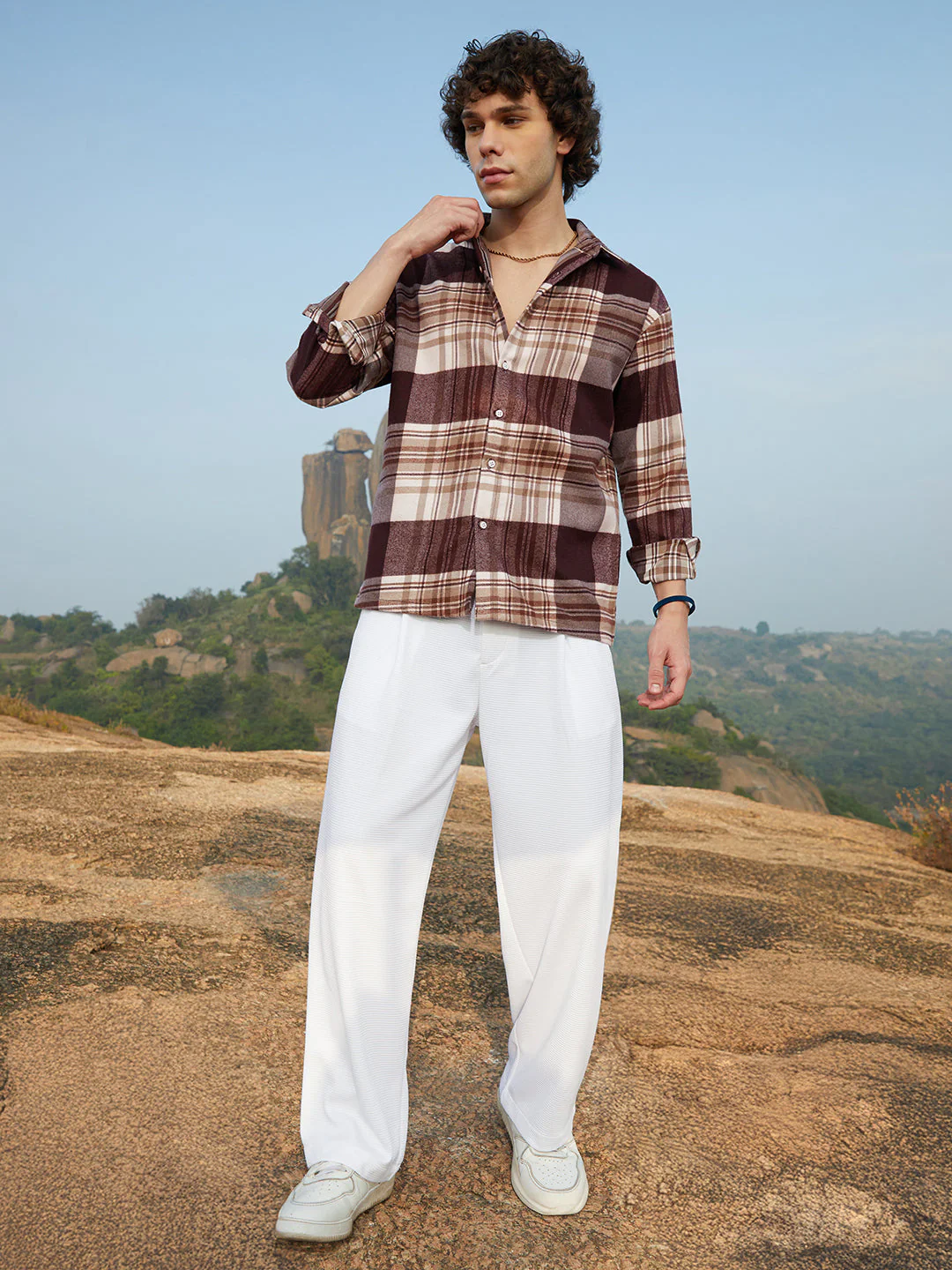 Plaid Oversized Shirt - Image 5