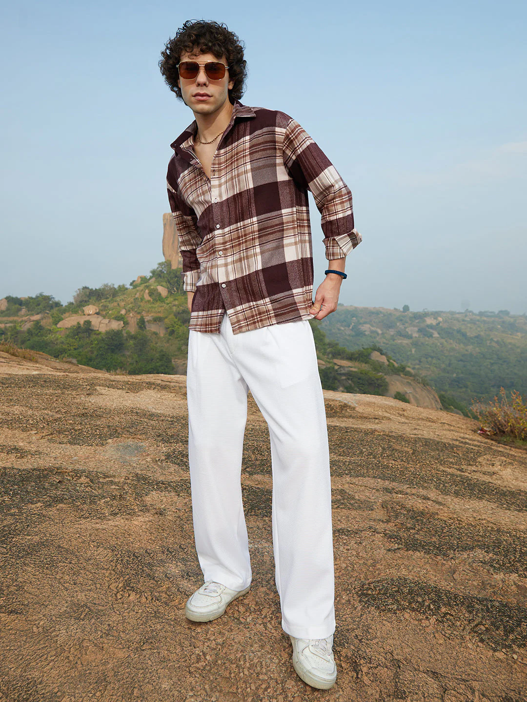 Plaid Oversized Shirt - Image 6
