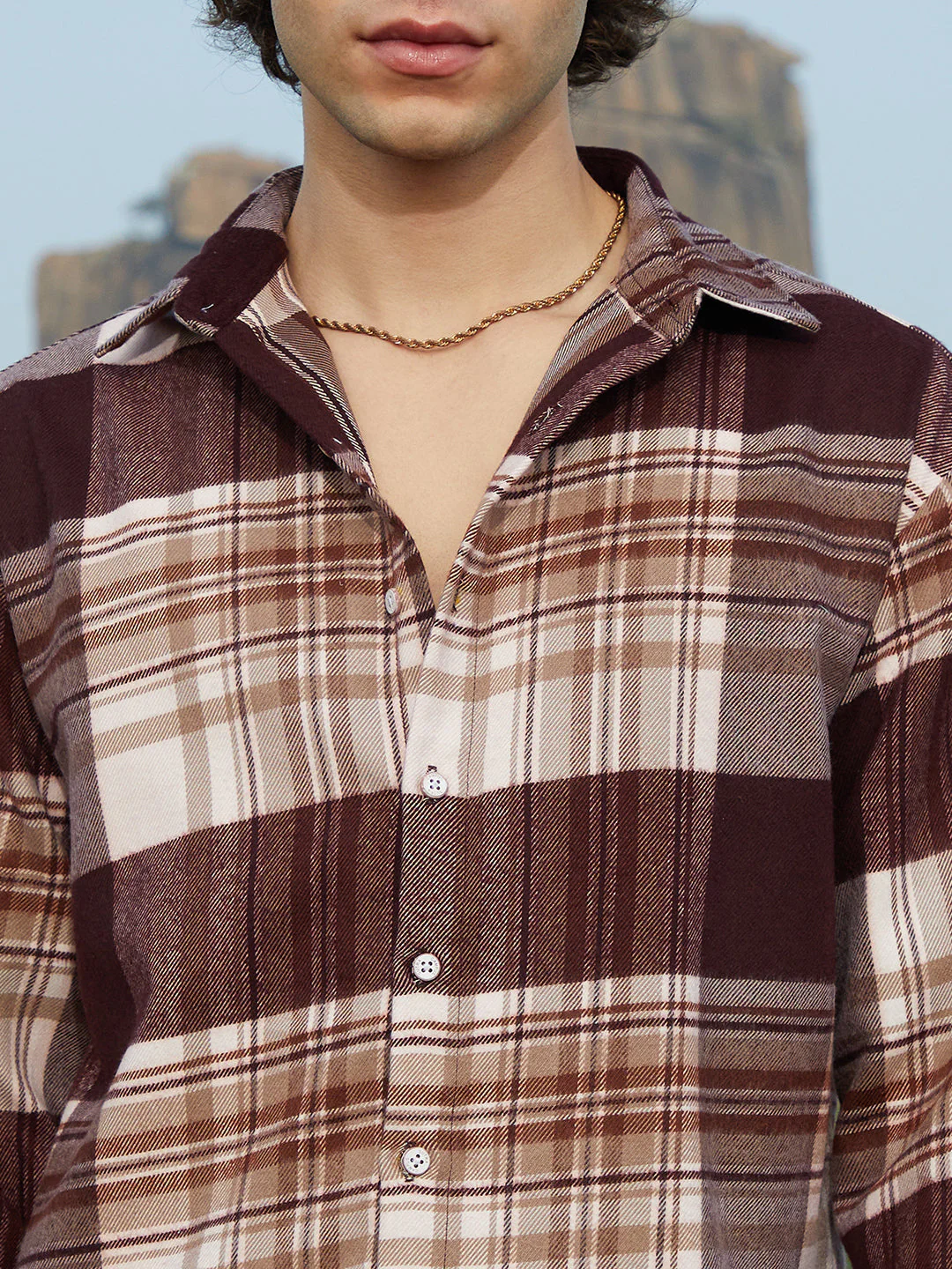 Plaid Oversized Shirt - Image 7