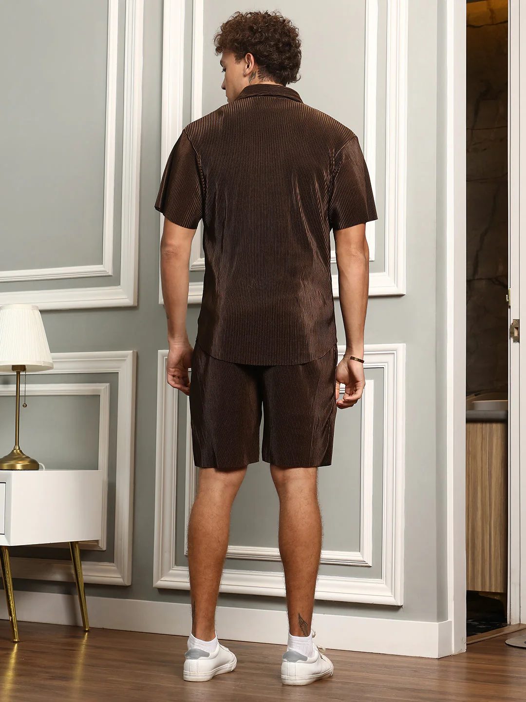 Pleat-Creased Co-Ord Set - Image 4