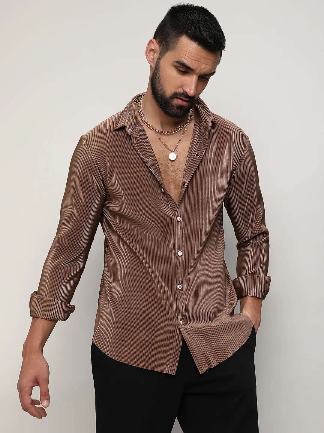 Pleat-Creased Shirt - Image 5