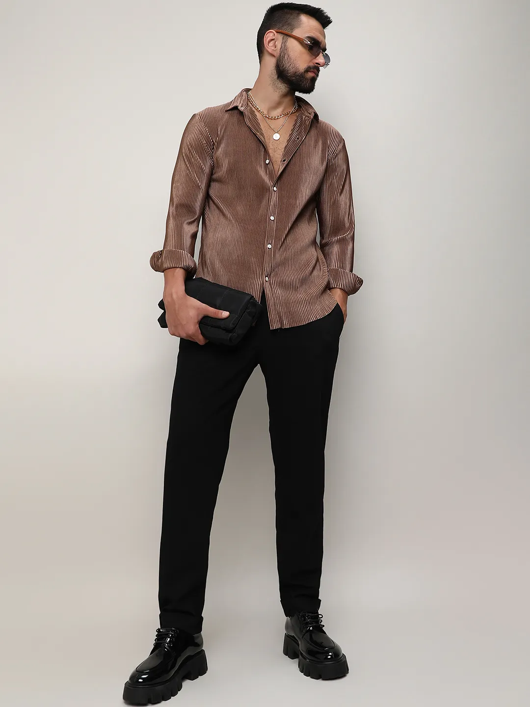 Pleat-Creased Shirt - Image 9