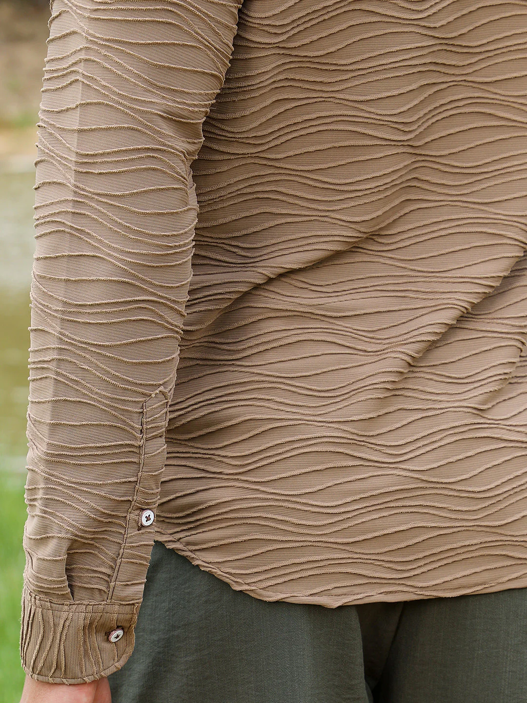 Self-Design Wave Shirt - Image 8