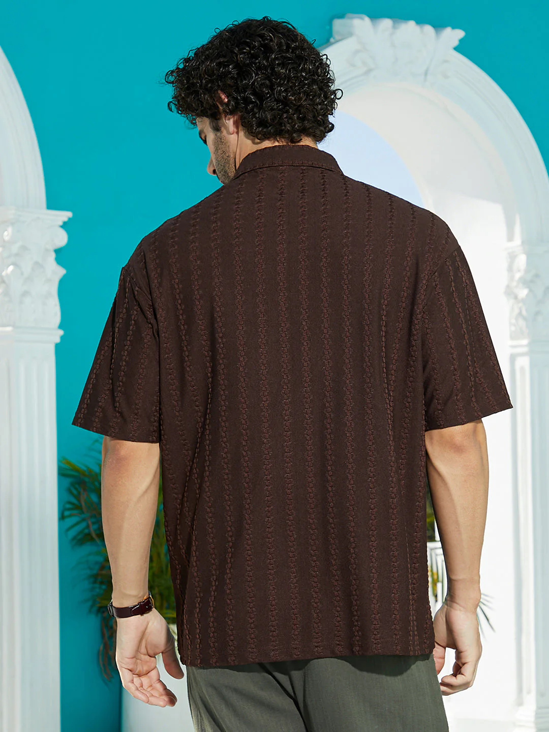 Spiralknot-Tactile Oversized Polo T-Shirt - Image 4
