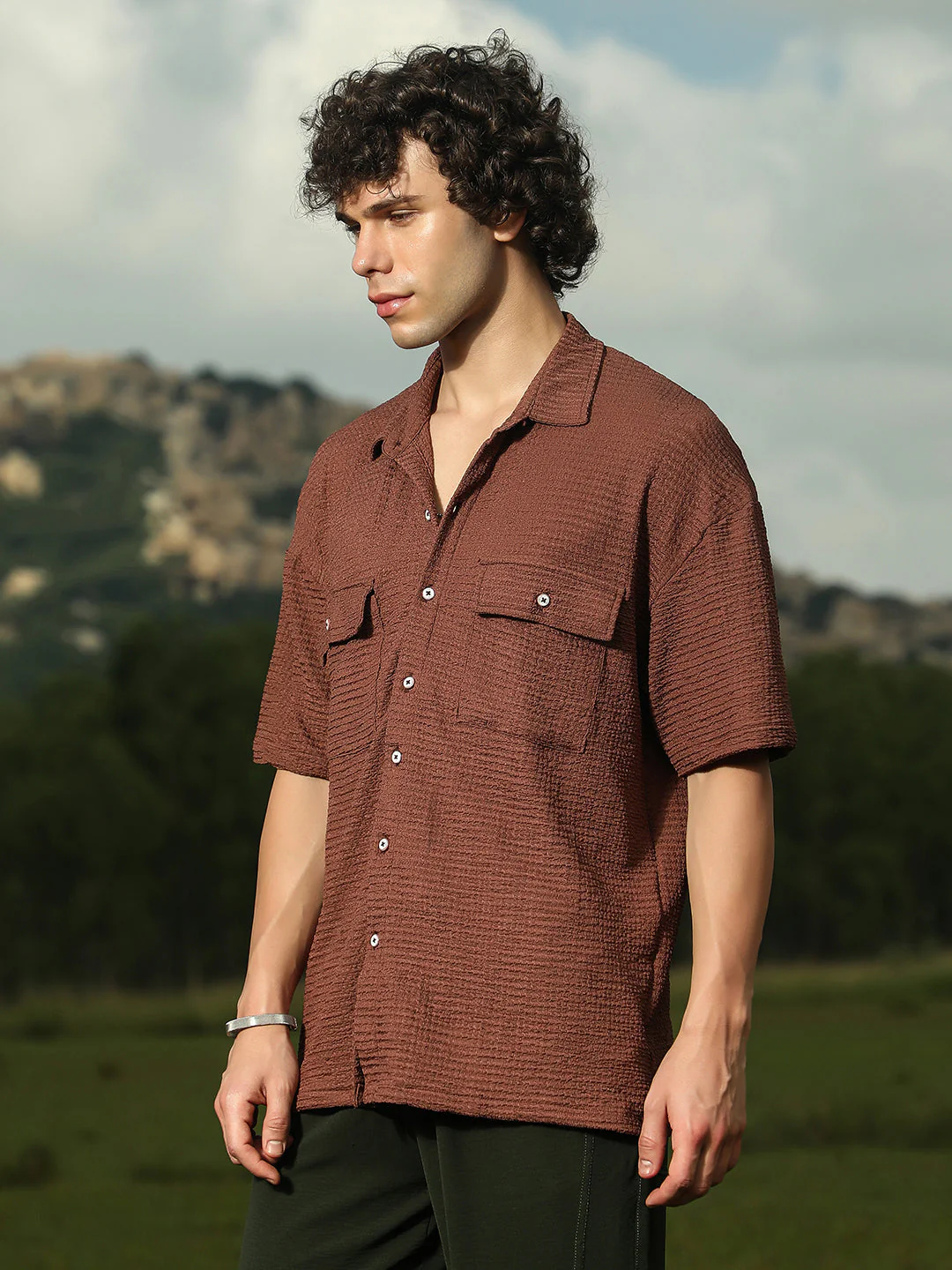 Tactile-Utility Oversized Shirt - Image 3
